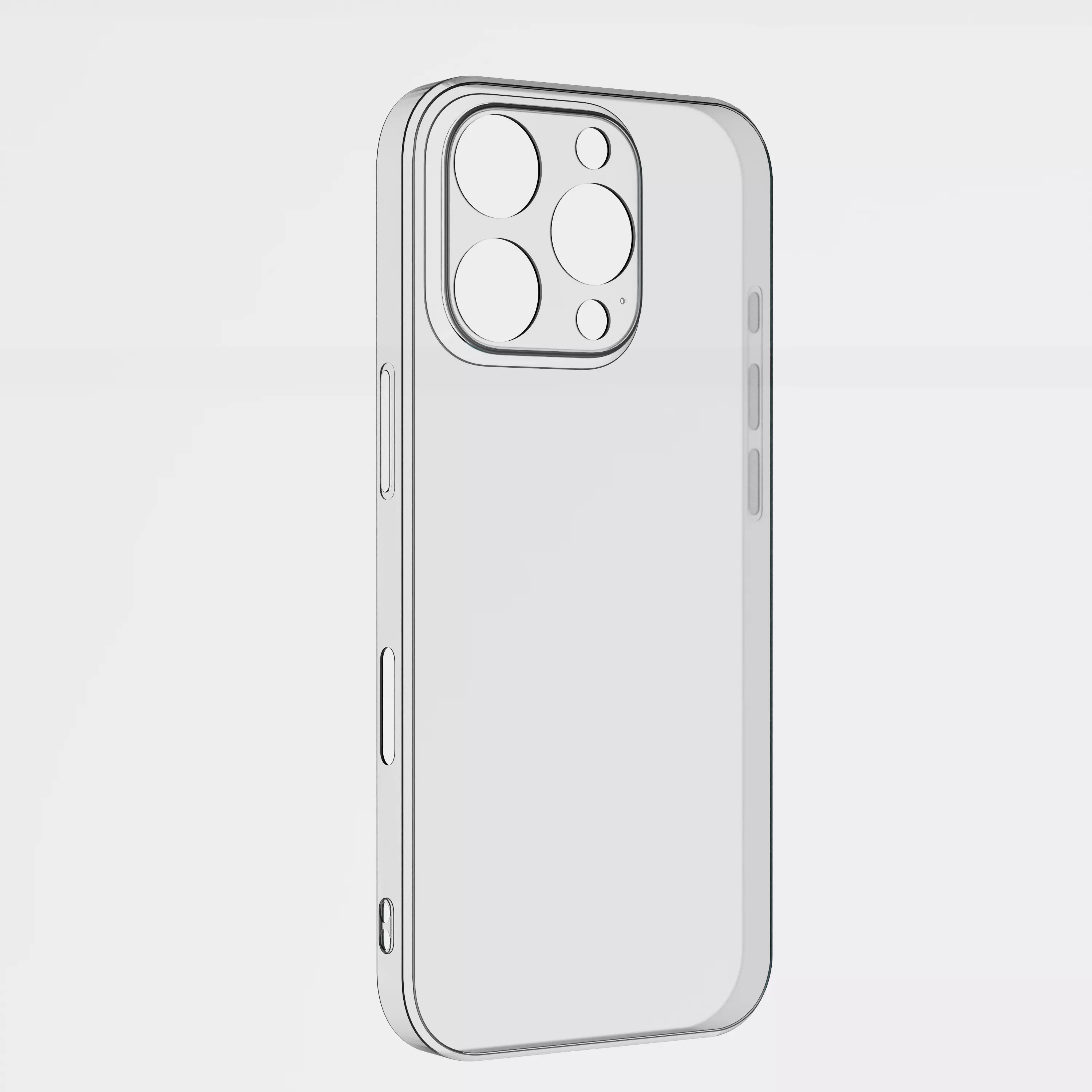 iPhone 16 Pro TPU Cover 3D model_2