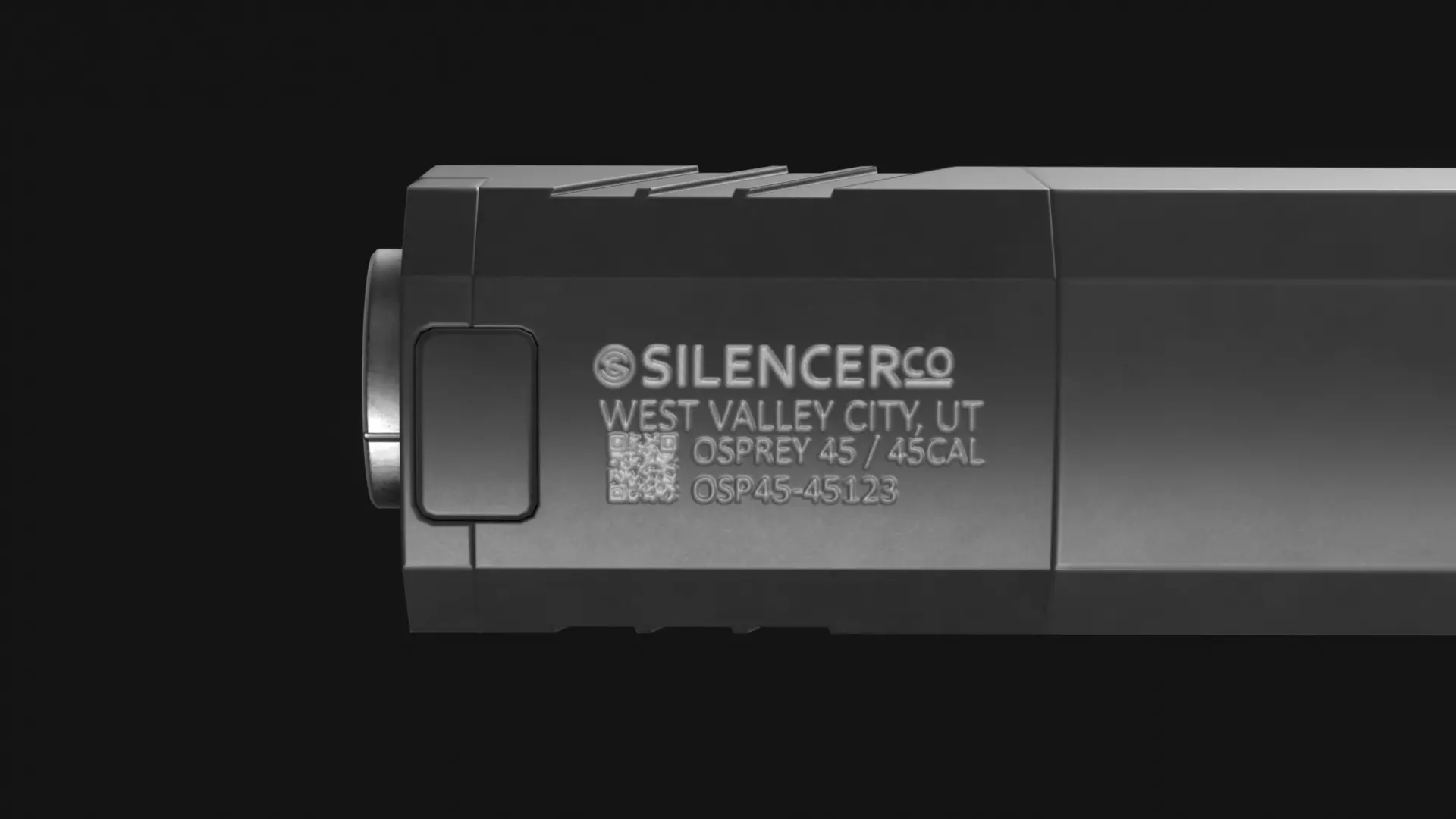 SilencerCo Osprey45 2 Suppressor - Game Asset Low-poly 3D model_5