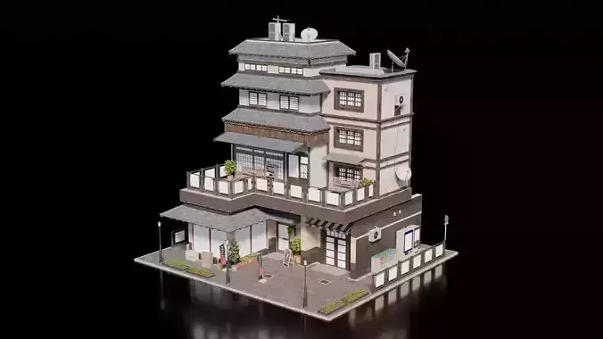 Japanese House 5 3D model
