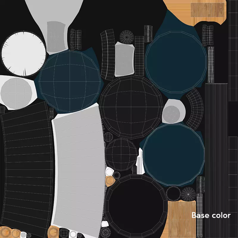 20 Desk Lamps - PBR High Quality Models Bundle 3D Model Collection_74