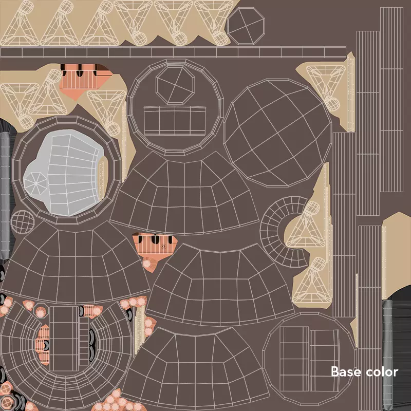 20 Desk Lamps - PBR High Quality Models Bundle 3D Model Collection_110