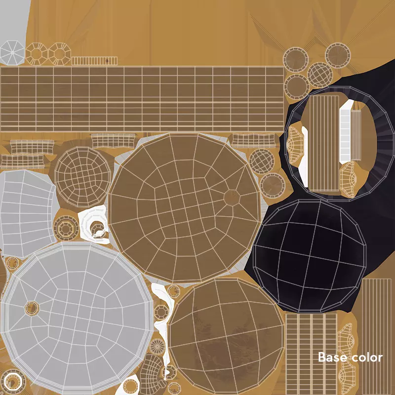 20 Desk Lamps - PBR High Quality Models Bundle 3D Model Collection_102