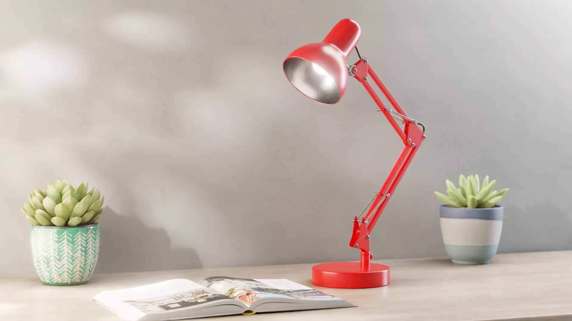 20 Desk Lamps - PBR High Quality Models Bundle 3D Model Collection_127