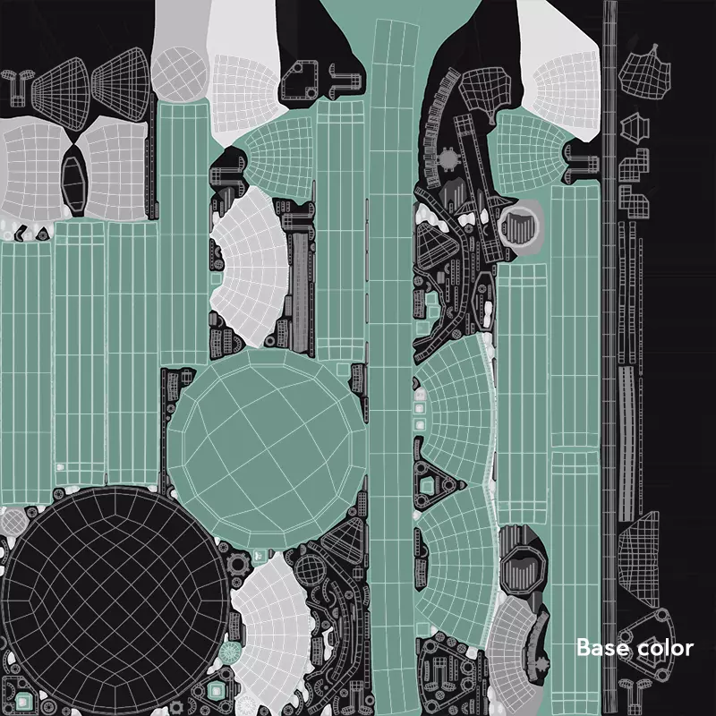 20 Desk Lamps - PBR High Quality Models Bundle 3D Model Collection_49