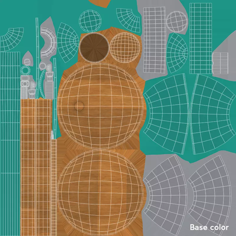 20 Desk Lamps - PBR High Quality Models Bundle 3D Model Collection_89