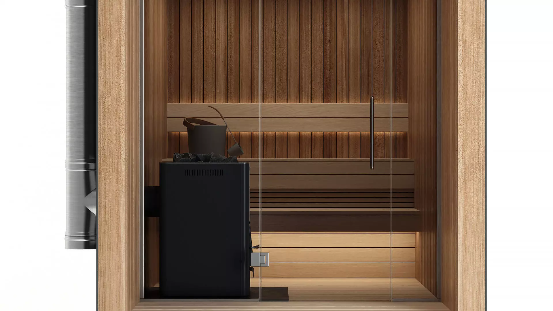 Sauna 3D model_6