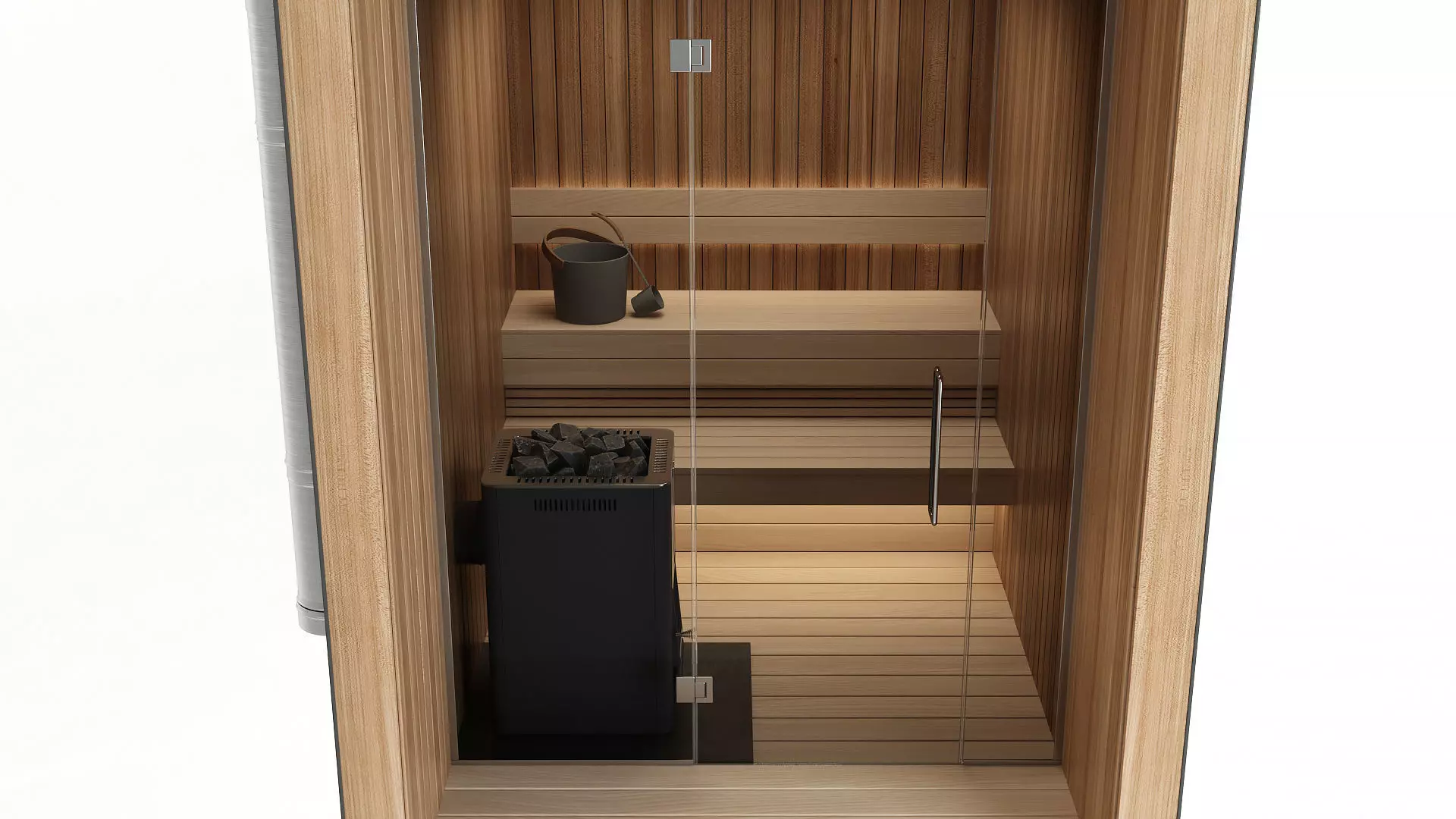 Sauna 3D model_5