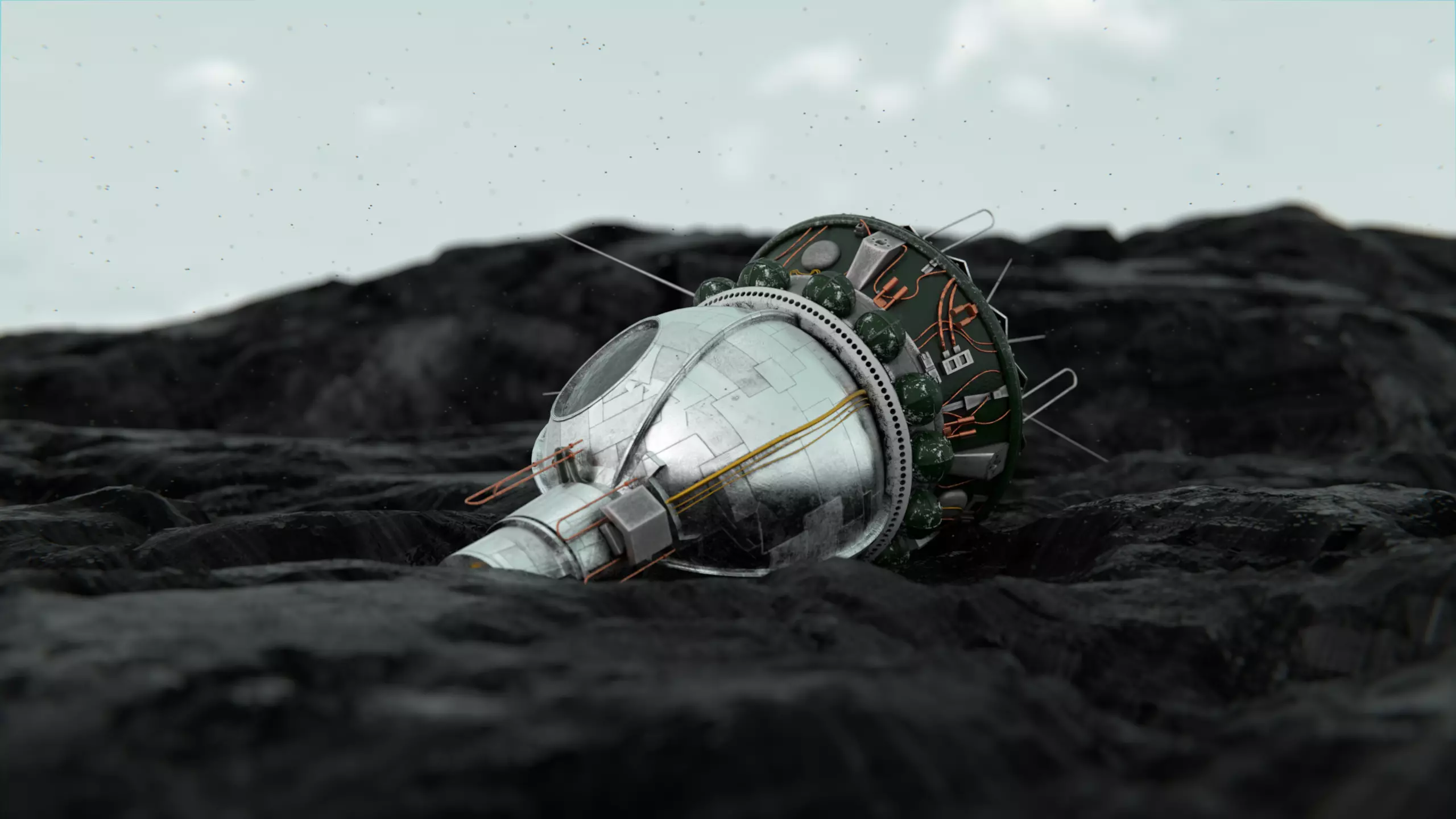 Space probe  satelite  3D model_2