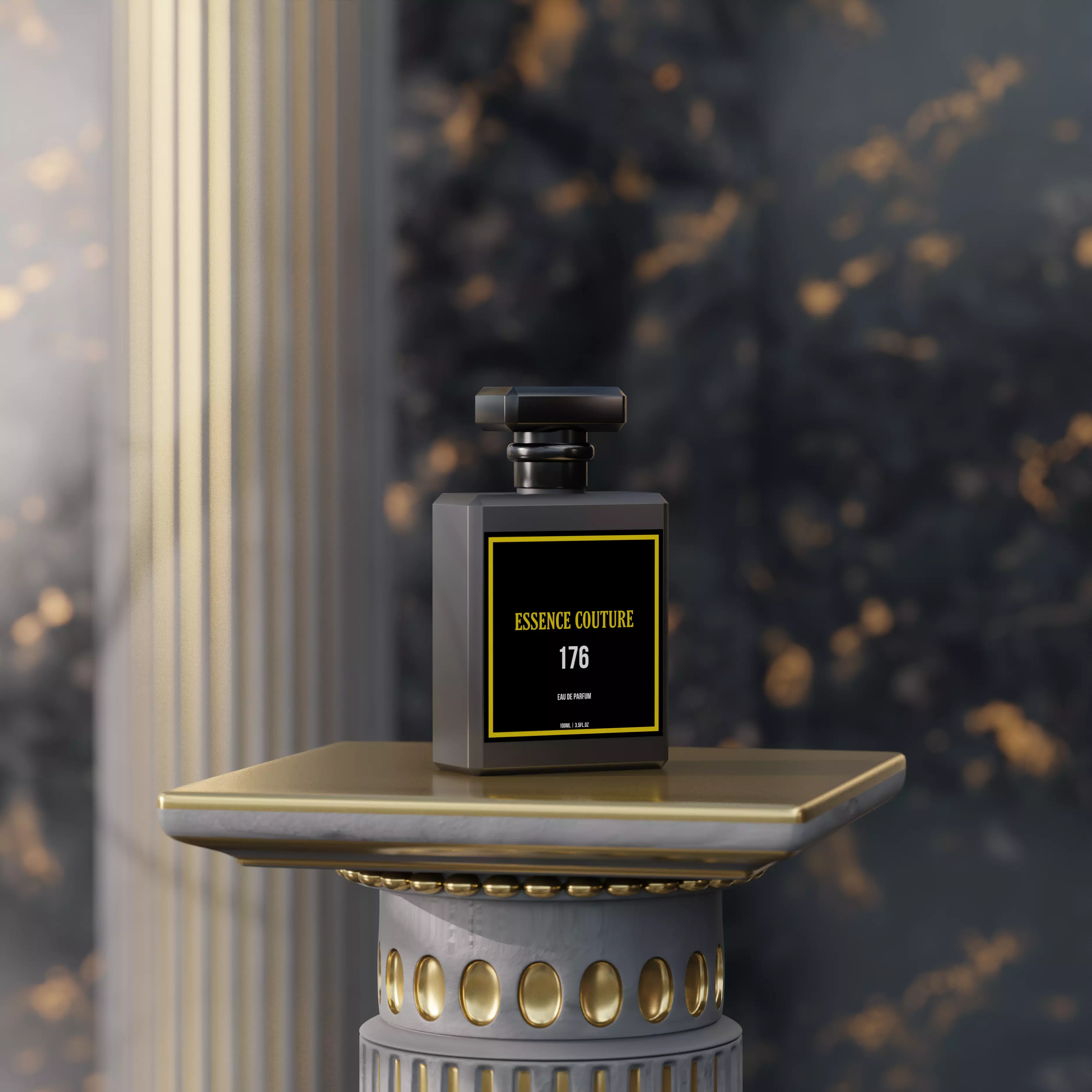 Essence Couture 176 Perfume Product Animation 3D model_0