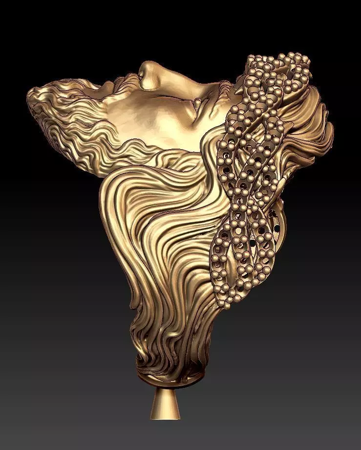 jesus ring stone 3D print model_4