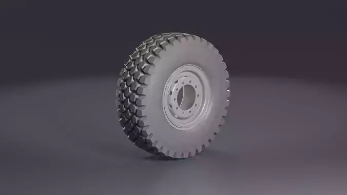 Military truck wheel