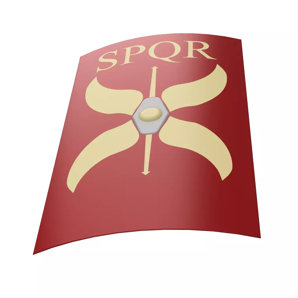 Roman Scutum 3D print model_5