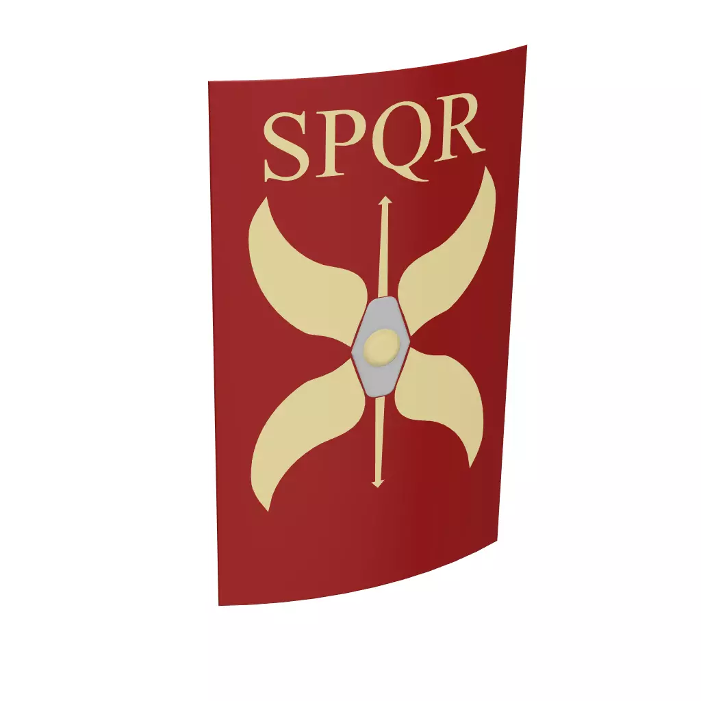 Roman Scutum 3D print model_2
