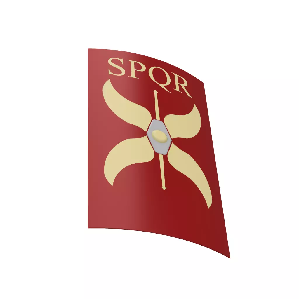 Roman Scutum 3D print model_4