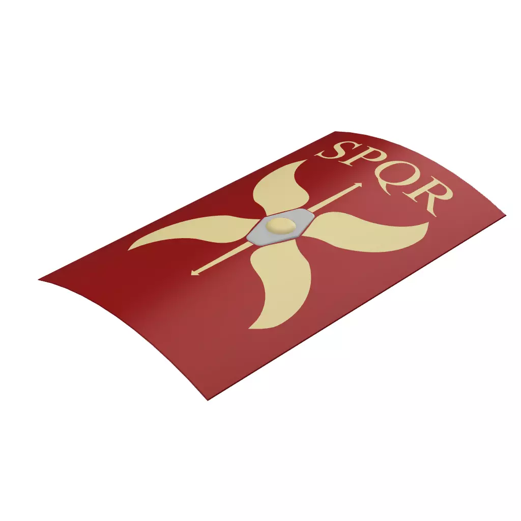 Roman Scutum 3D print model_0