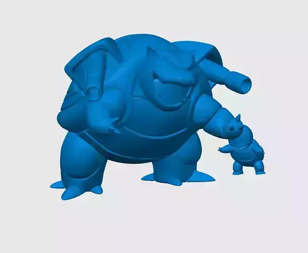 Squirtle and Blastoise HIGH-RES