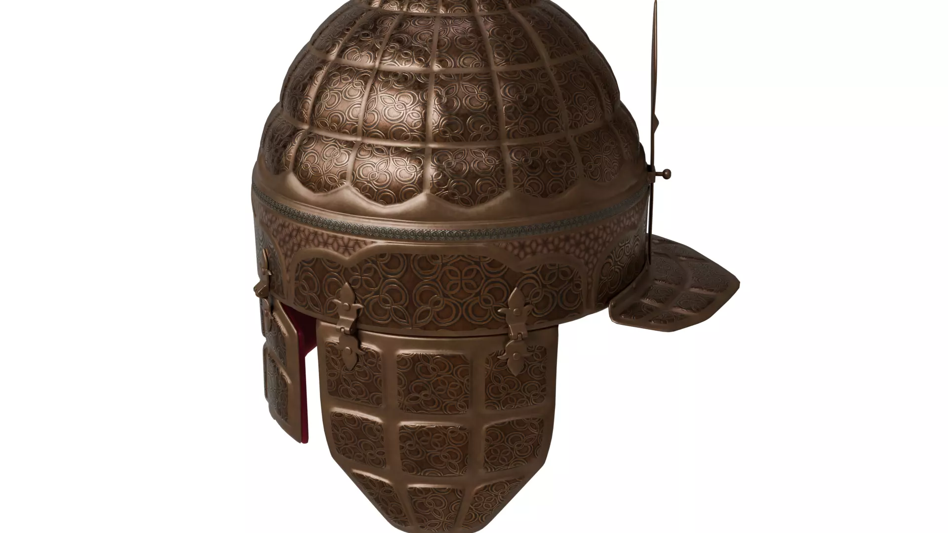 Medieval Helmet 3D model_1