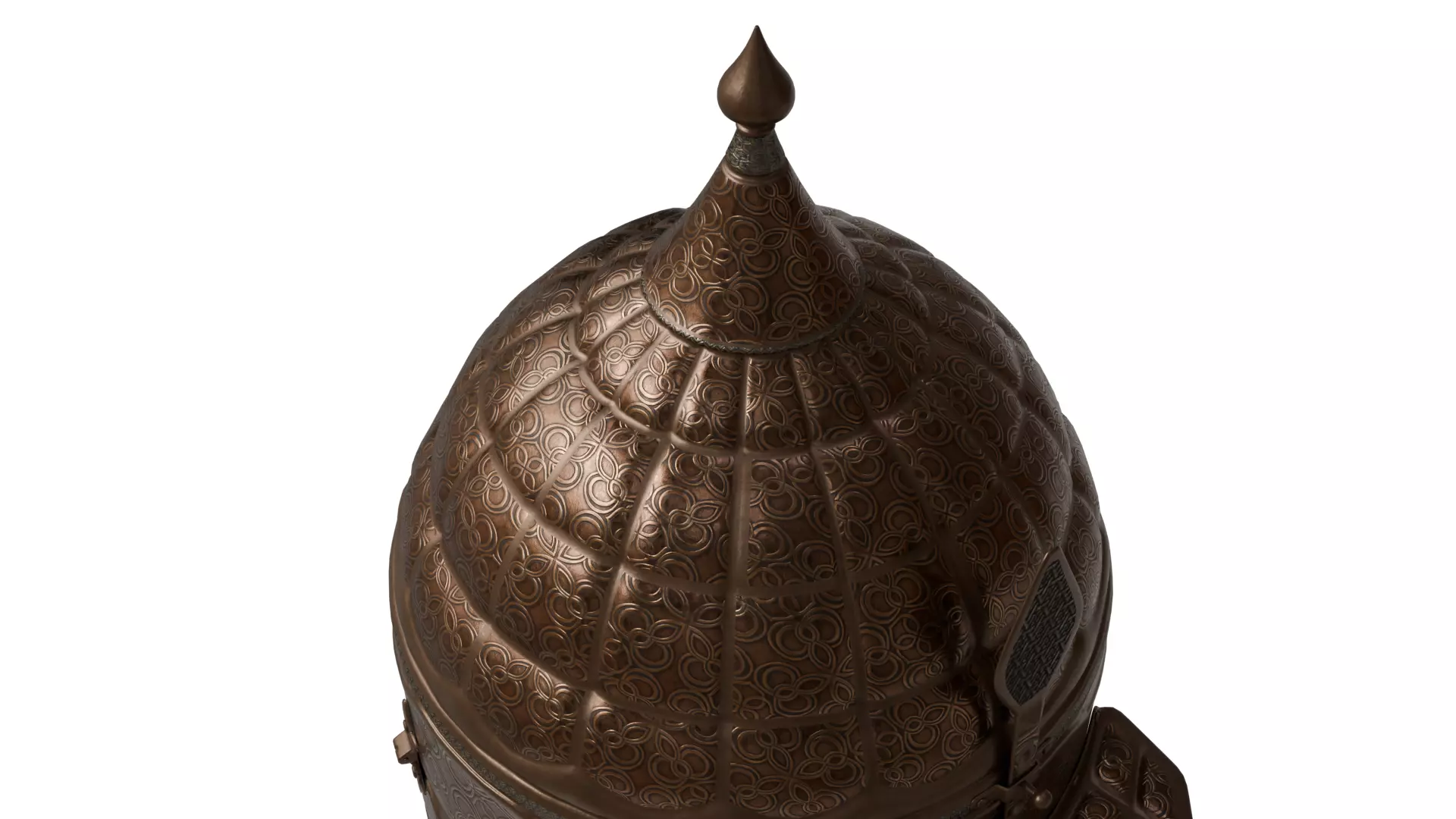 Medieval Helmet 3D model_5