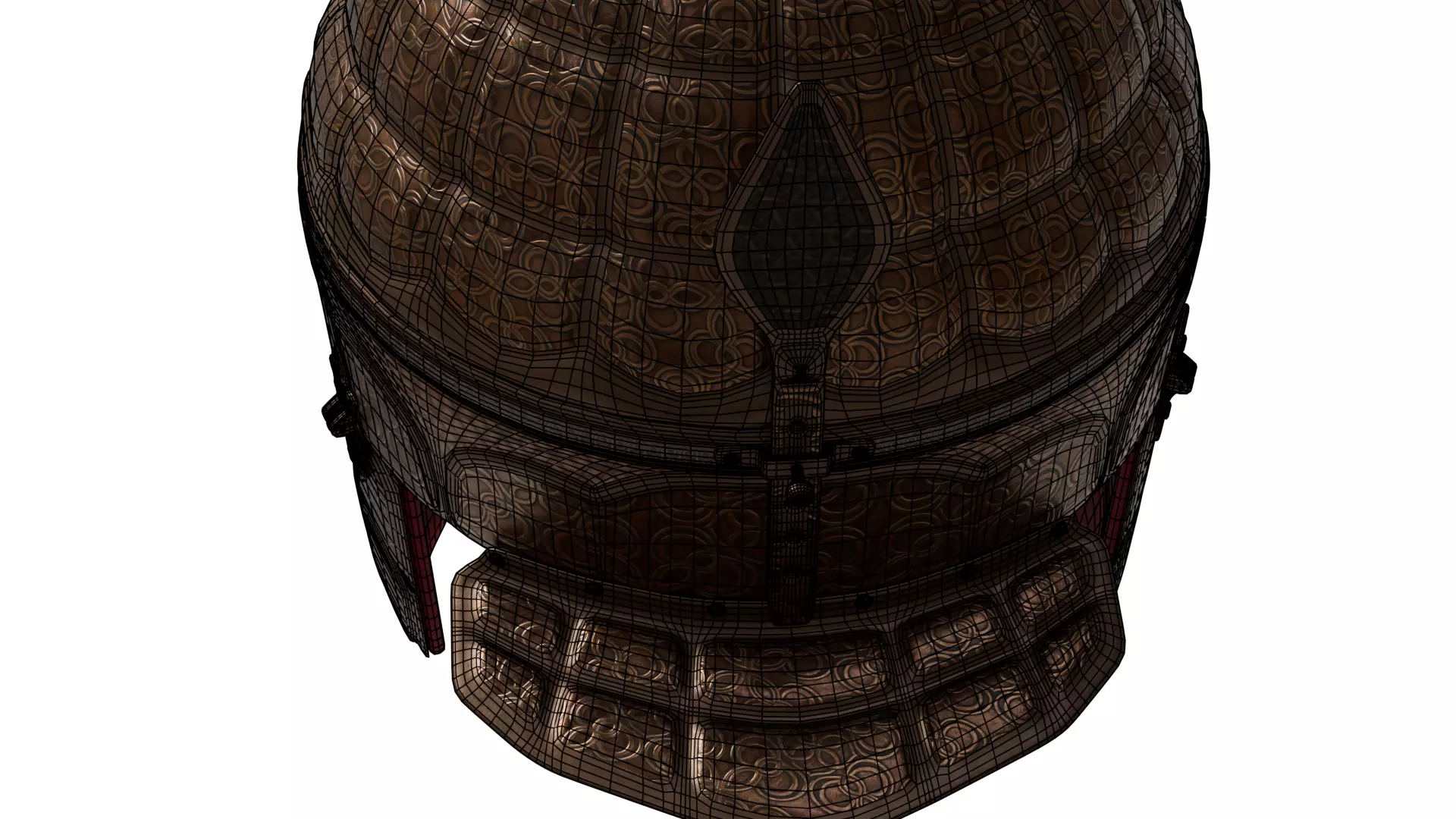 Medieval Helmet 3D model_12