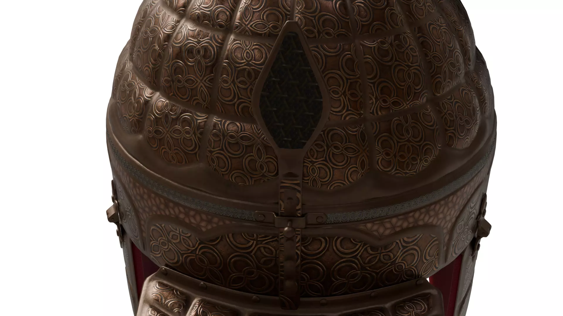 Medieval Helmet 3D model_6