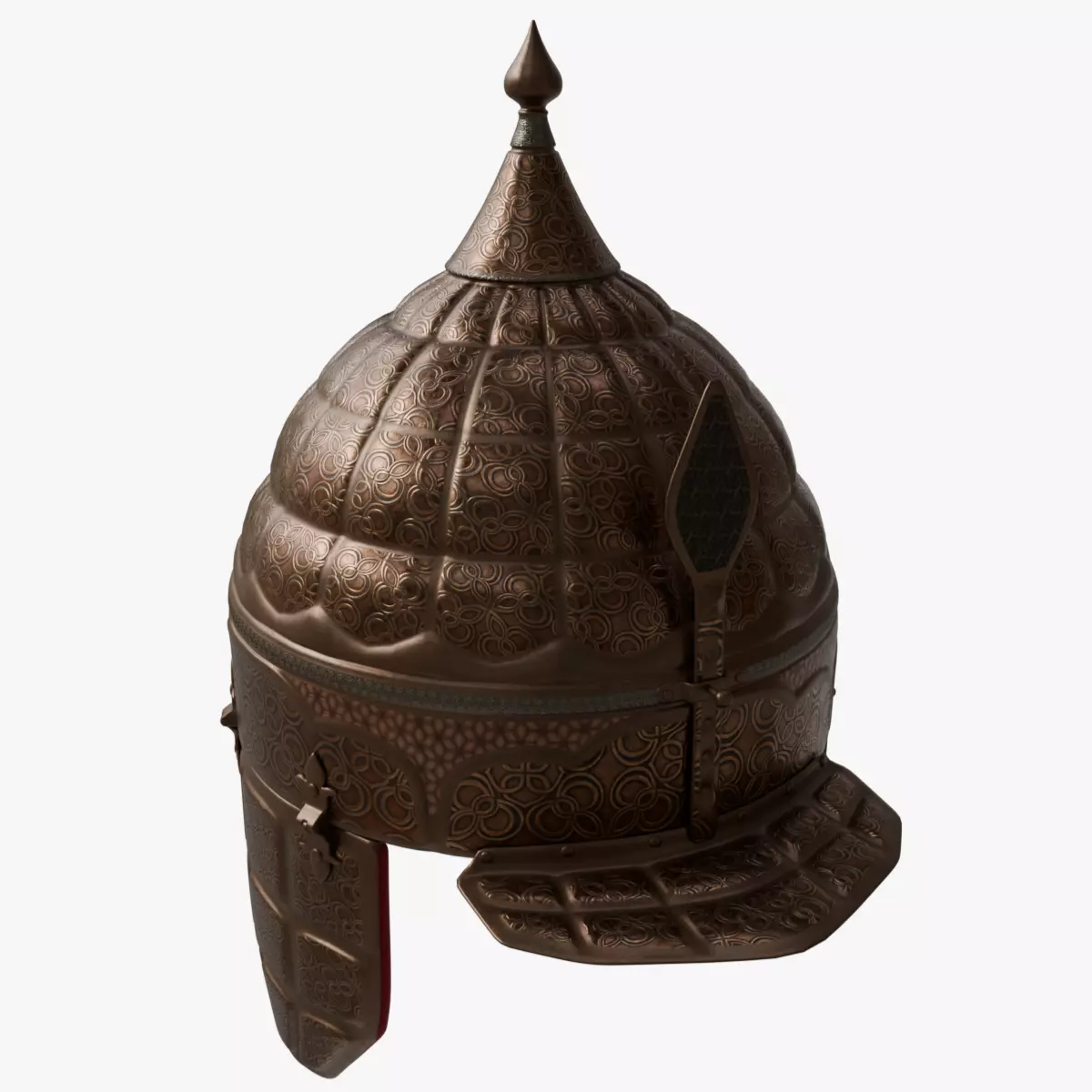 Medieval Helmet 3D model_0