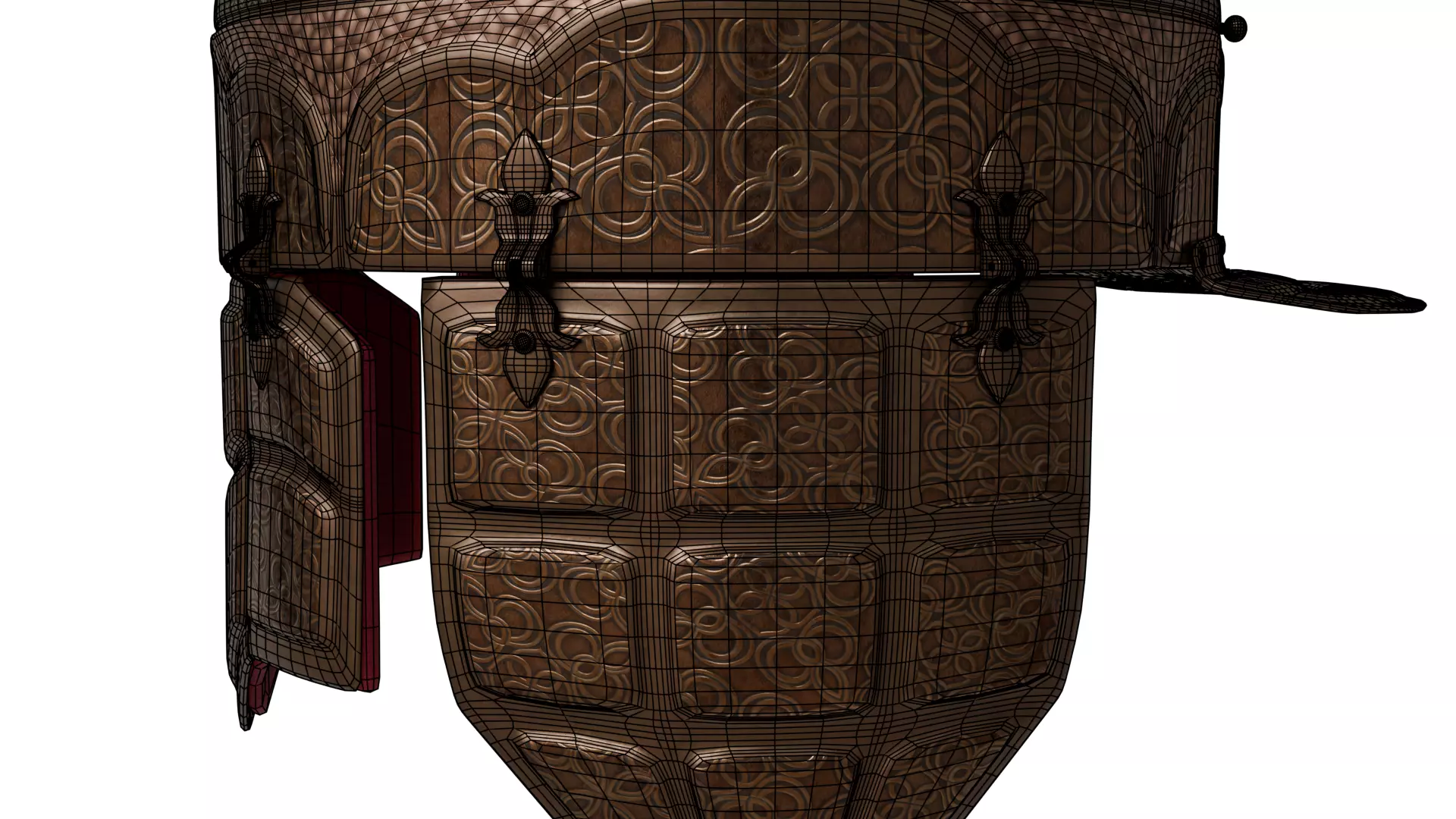 Medieval Helmet 3D model_13