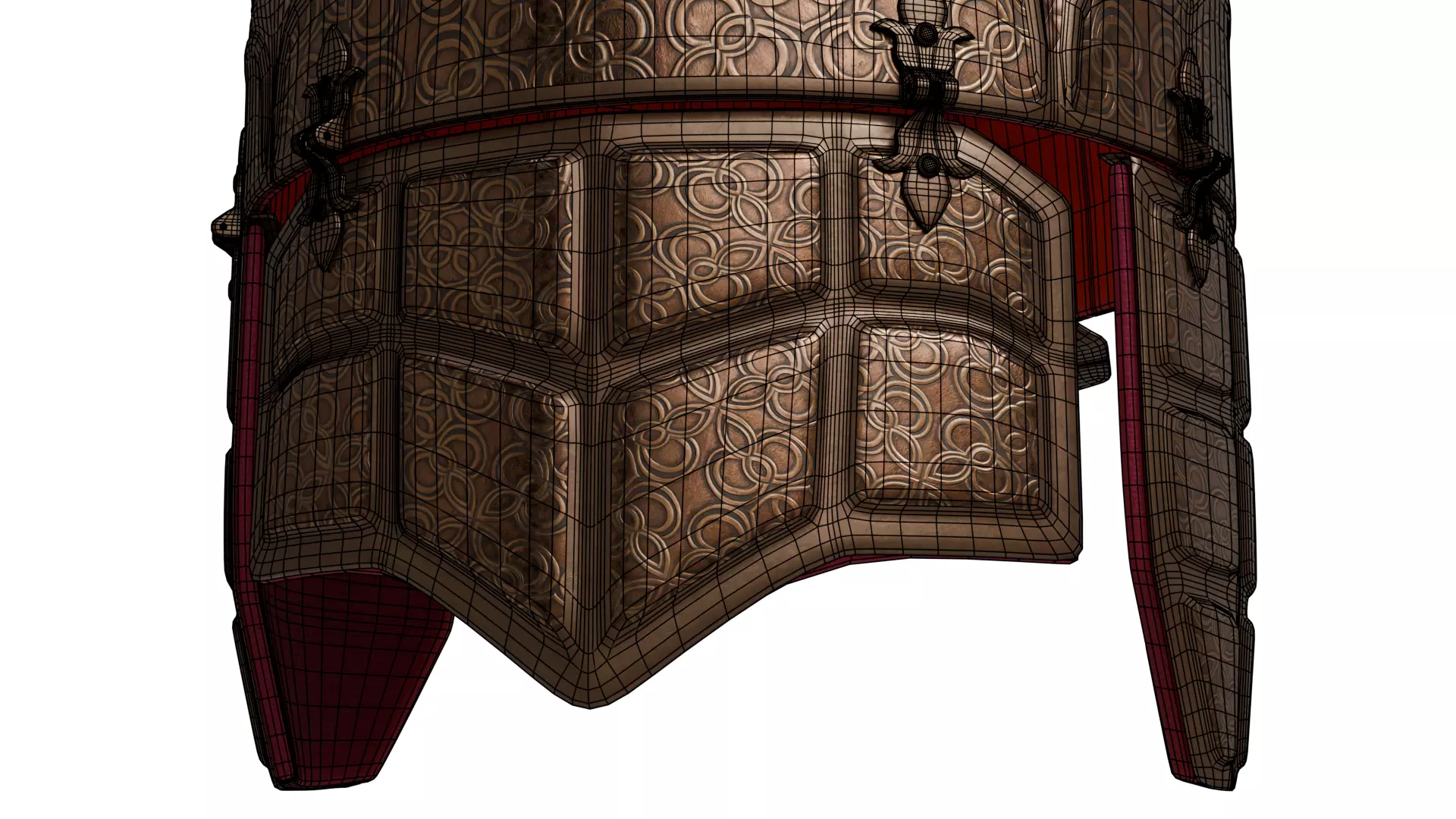 Medieval Helmet 3D model_14