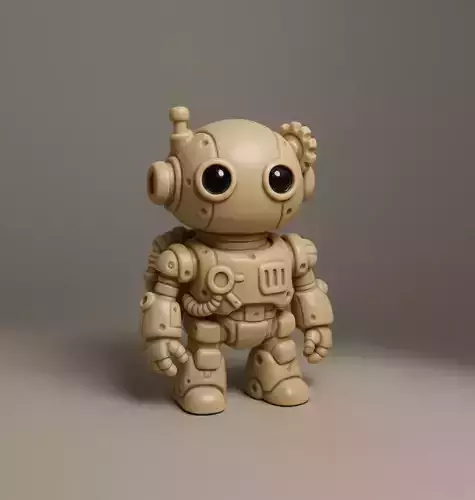 Industrial Robot Sculpture 