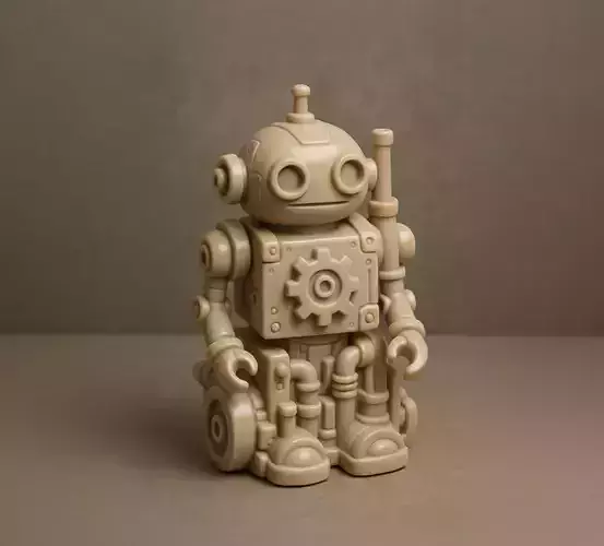 Industrial Robot Sculpture