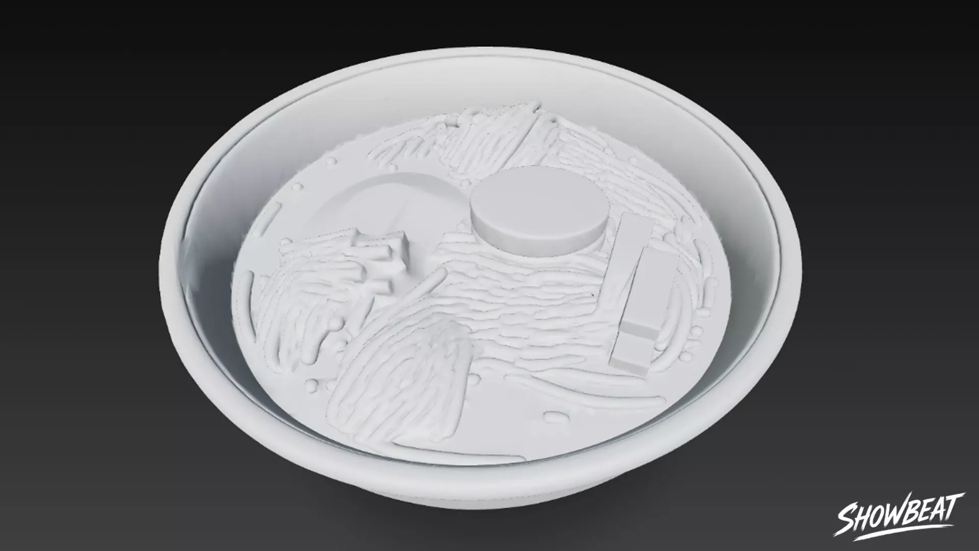 Hakata Ramen Low-poly 3D model_7