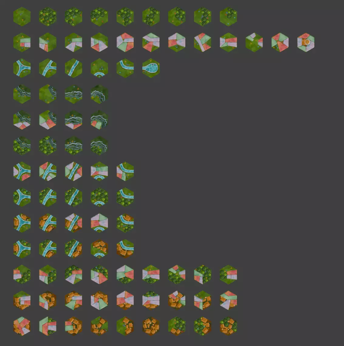 86 Hexlands Low-poly 3D model Low-poly 3D model_1