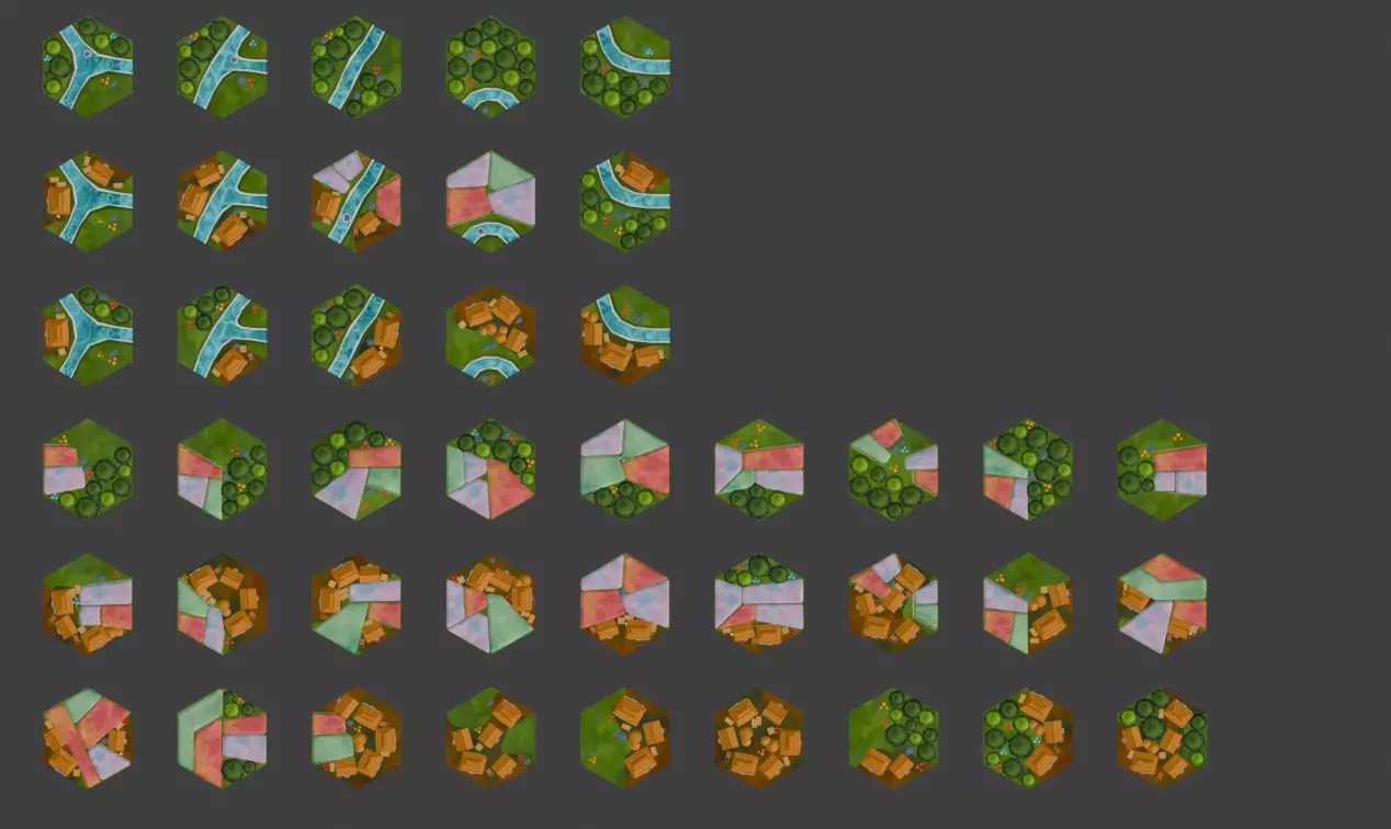 86 Hexlands Low-poly 3D model Low-poly 3D model_3