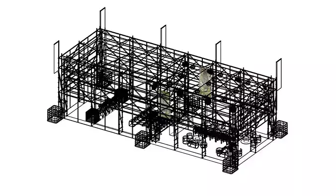 Exhibition Booth Pavilion Modular Event Stand with Cafe Gallery