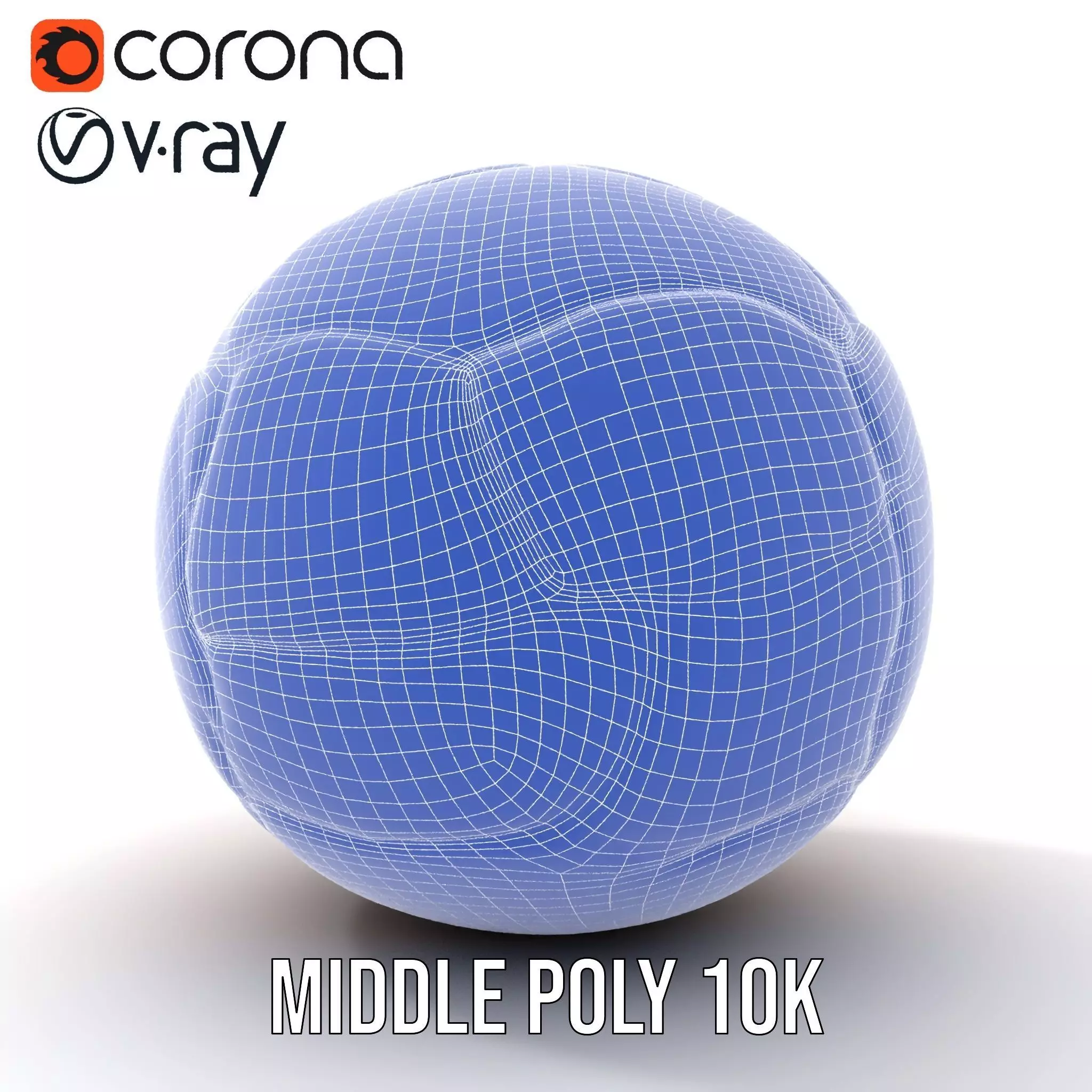 Vintage Leather Football model pack Low-poly 3D model_31