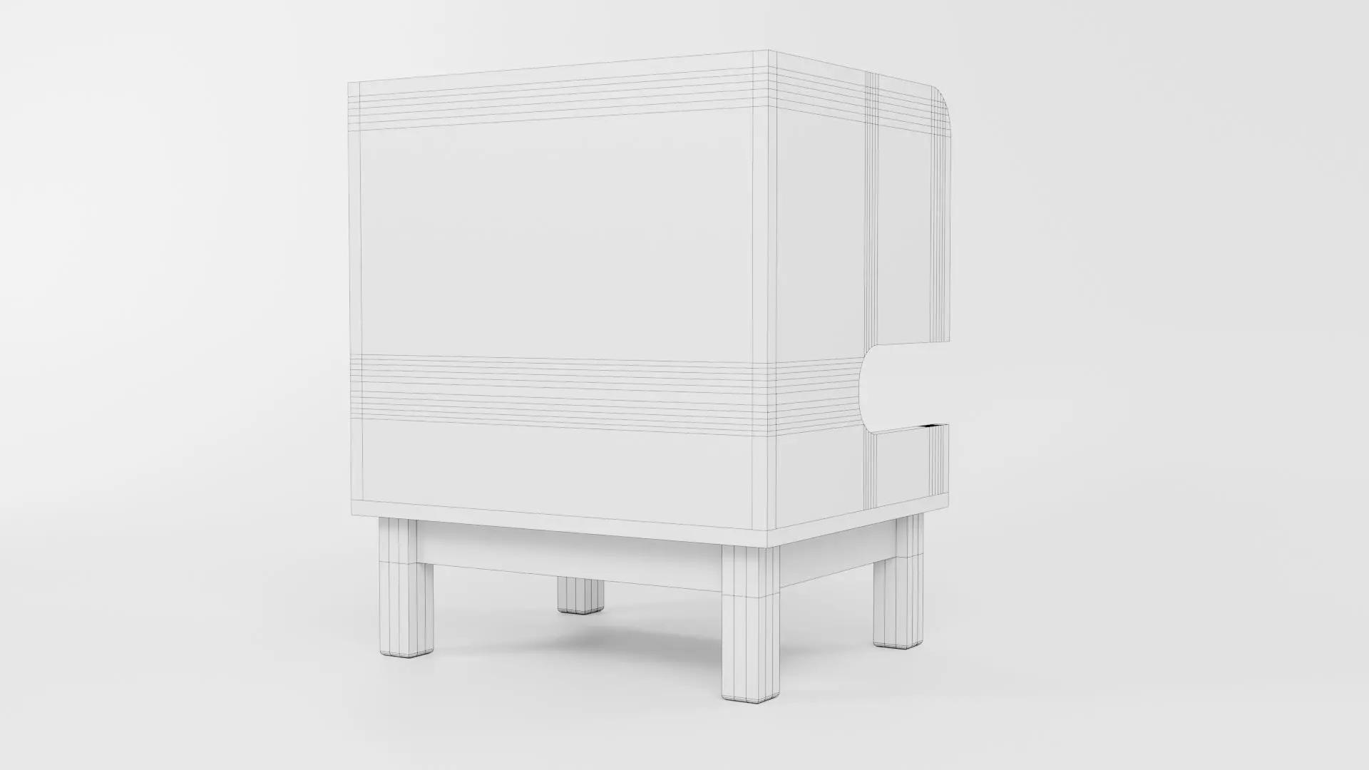 Side Table CG36 3D model_6