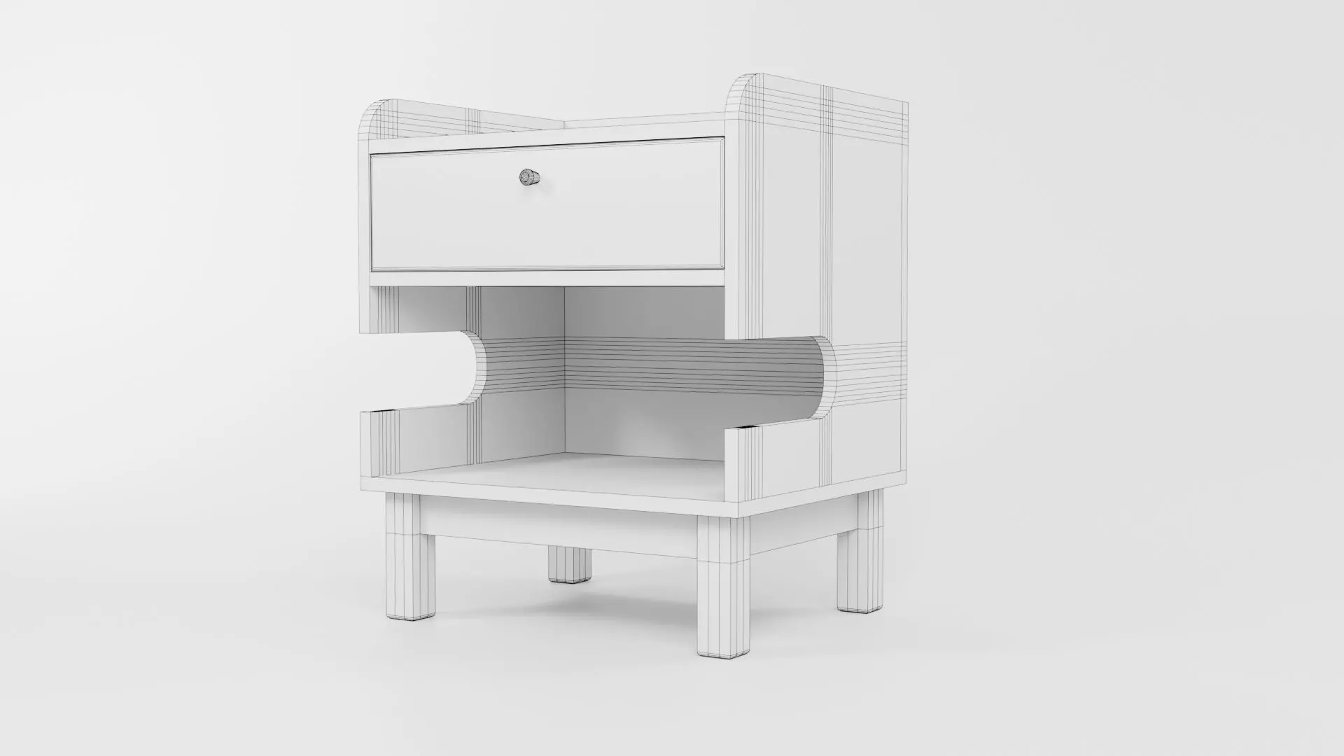 Side Table CG36 3D model_5