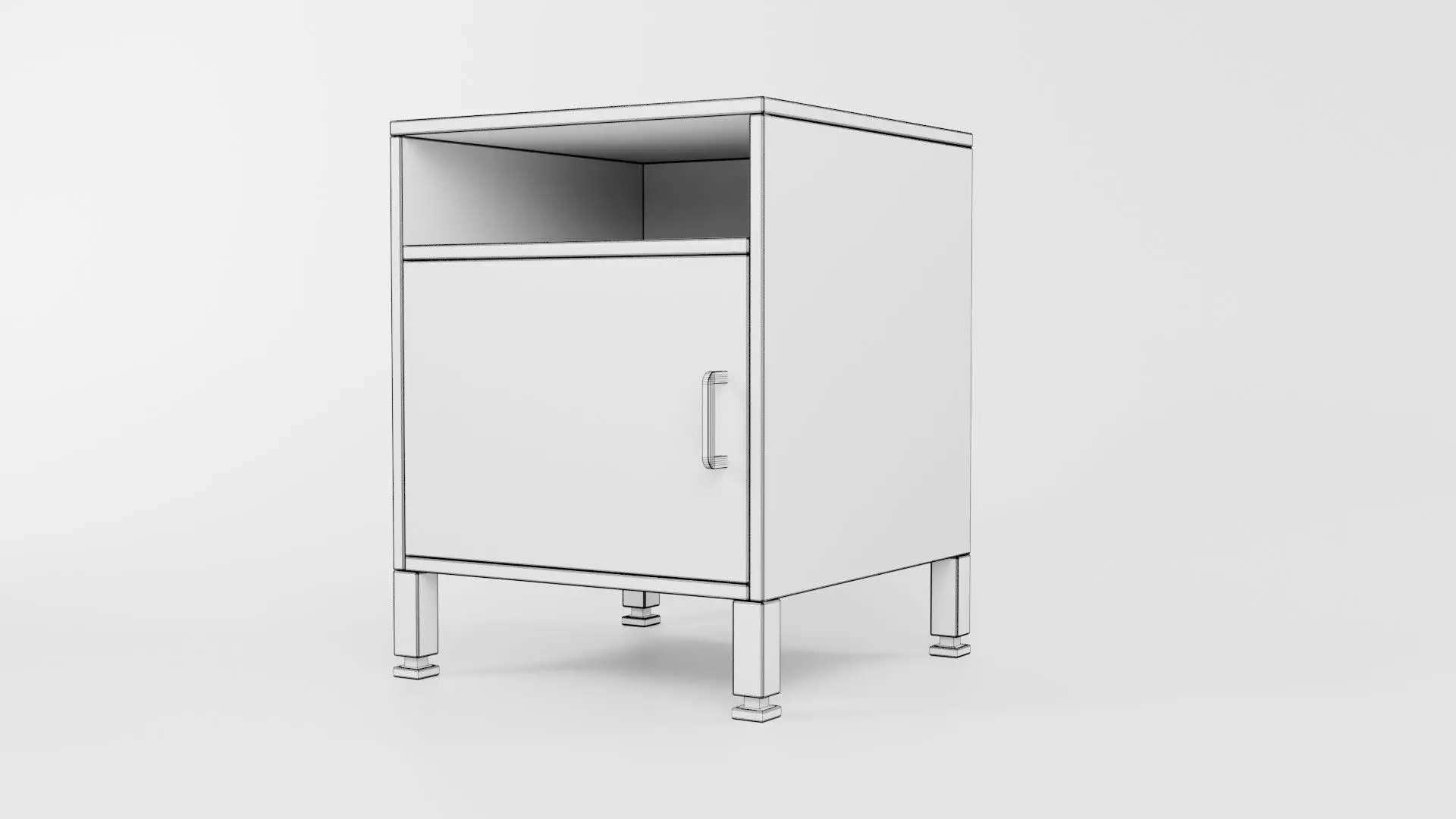 Side Table CG37 3D model_5