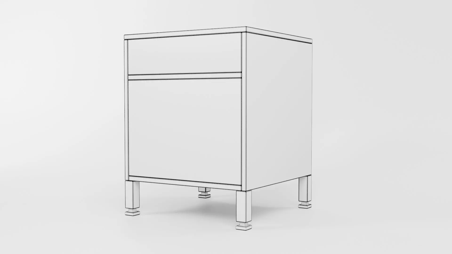 Side Table CG37 3D model_6