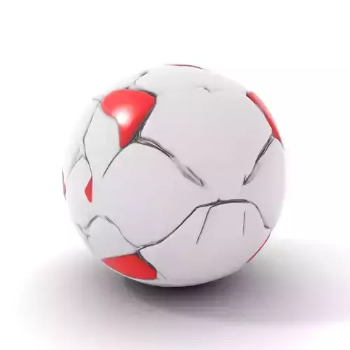 Red Star Soccer Ball model pack