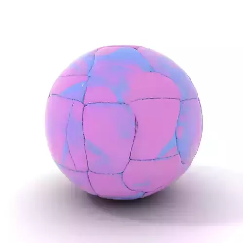 Pink Gradient Soccer Ball model pack