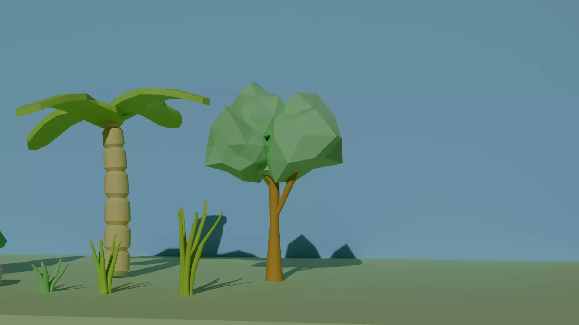 Low Poly Trees Low-poly 3D model_2