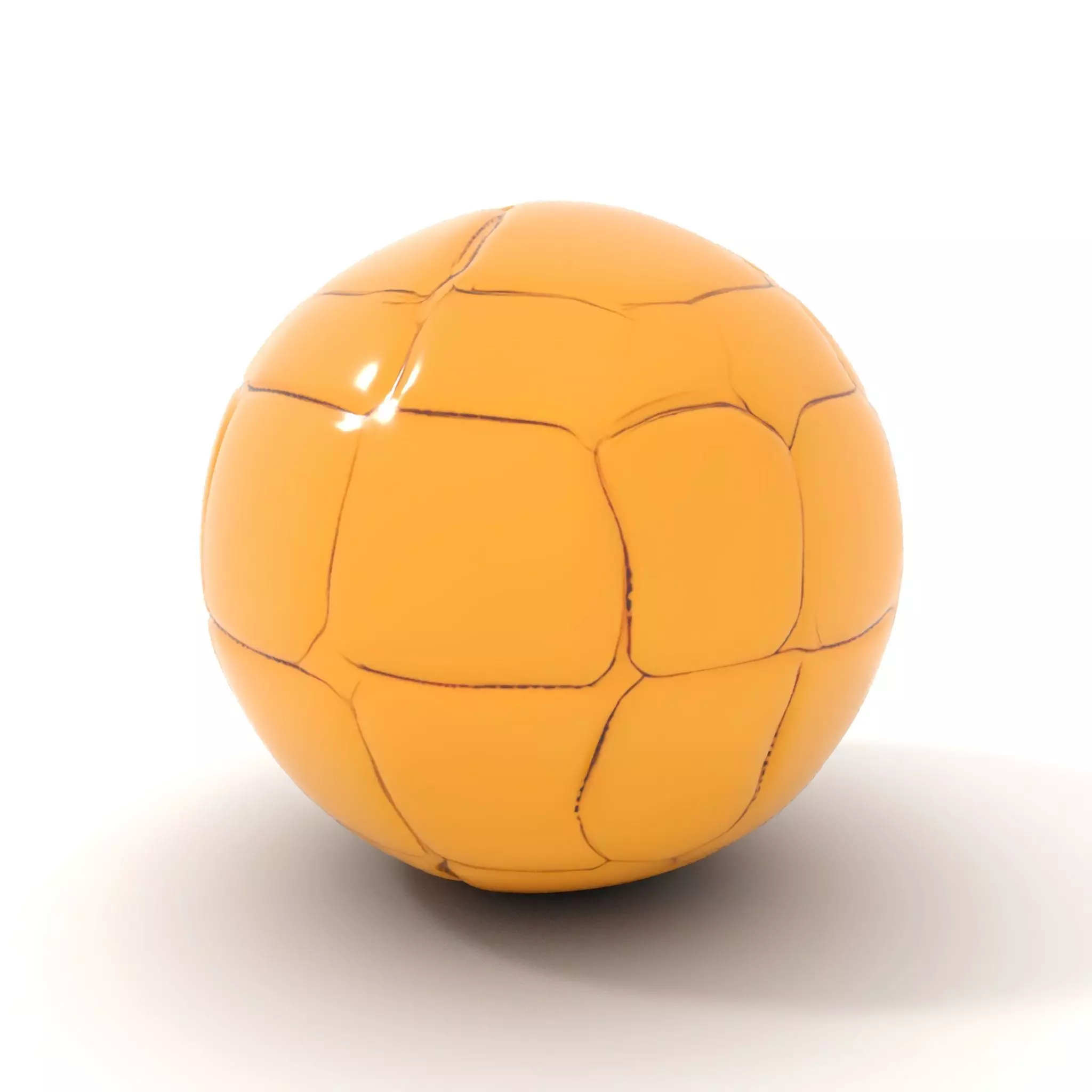 Golden Soccer Ball model pack Low-poly 3D model_7