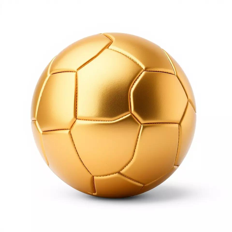 Golden Soccer Ball model pack Low-poly 3D model_3