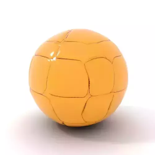Golden Soccer Ball model pack