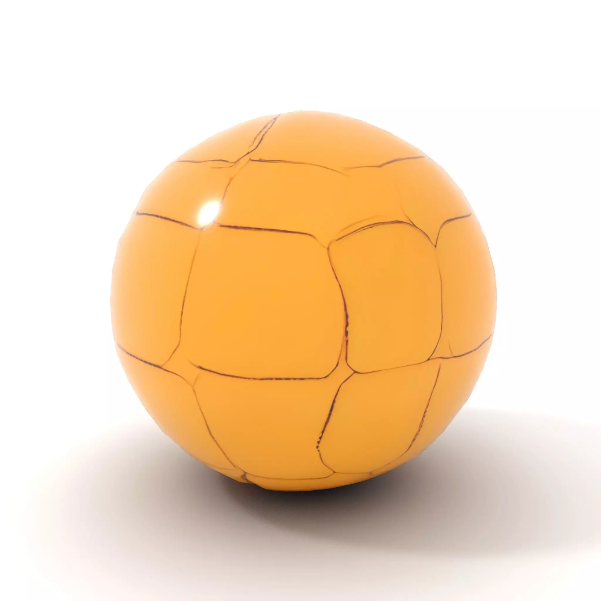 Golden Soccer Ball model pack Low-poly 3D model_8