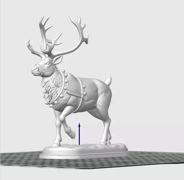 Christmas Reindeer Figure 3D print model_20