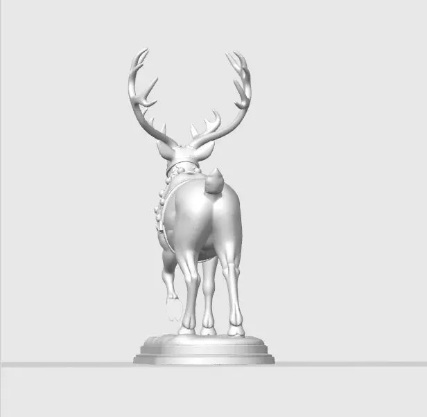 Christmas Reindeer Figure 3D print model_17