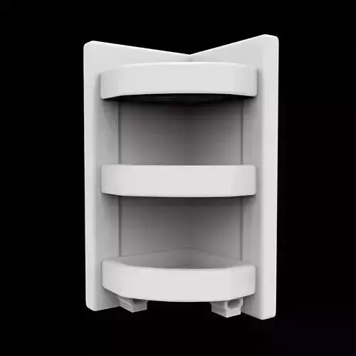 Shower Caddy Corner Organizer 3D Printable Model 3D print model