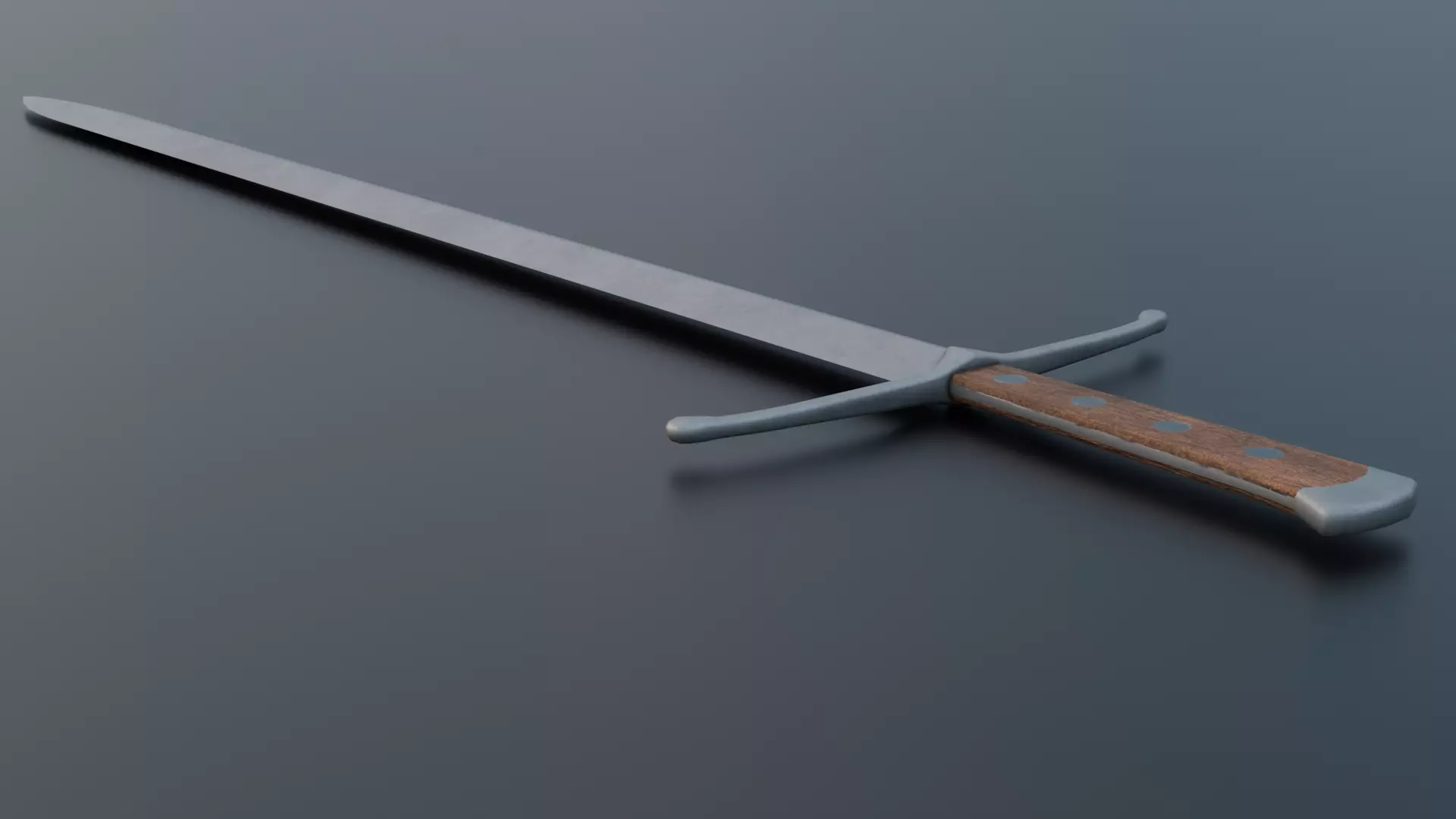Medieval low-poly swords pack Low-poly 3D model_9