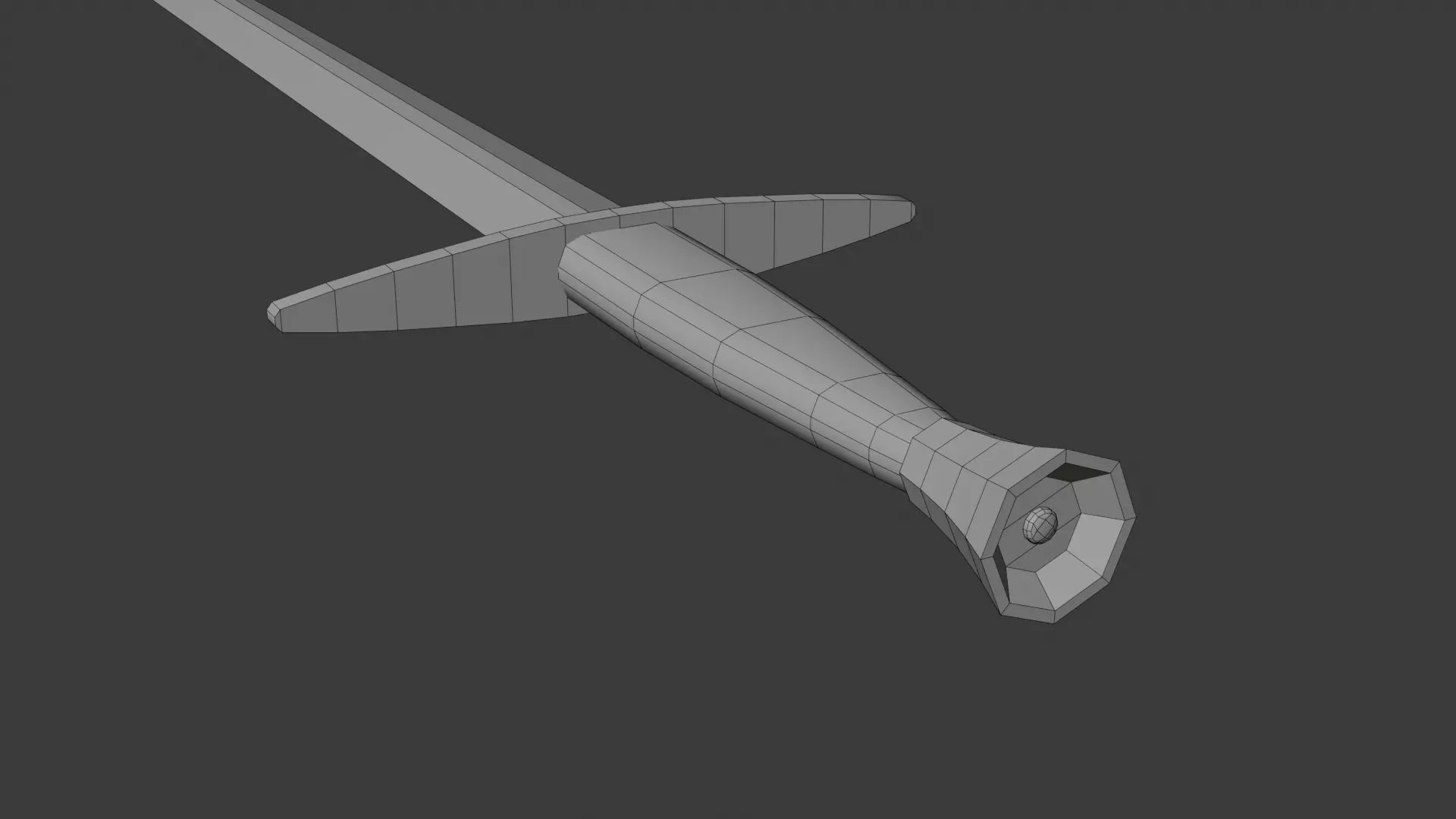 Medieval low-poly swords pack Low-poly 3D model_17